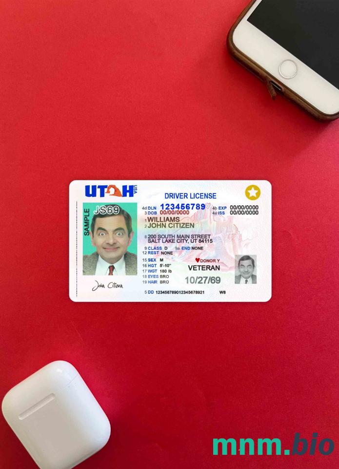 USA Utah prawo jazdy 2021 - obecnie photolook